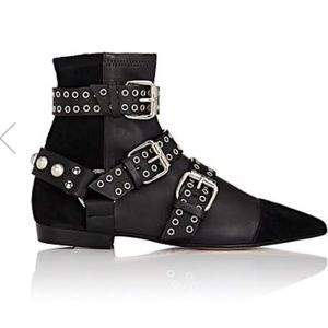 Isabel Marant rolling suede & leather ankle boots